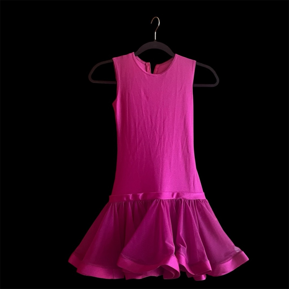 Charming Pink Sleeveless Kids Dress